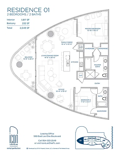 Floor plan 2X2