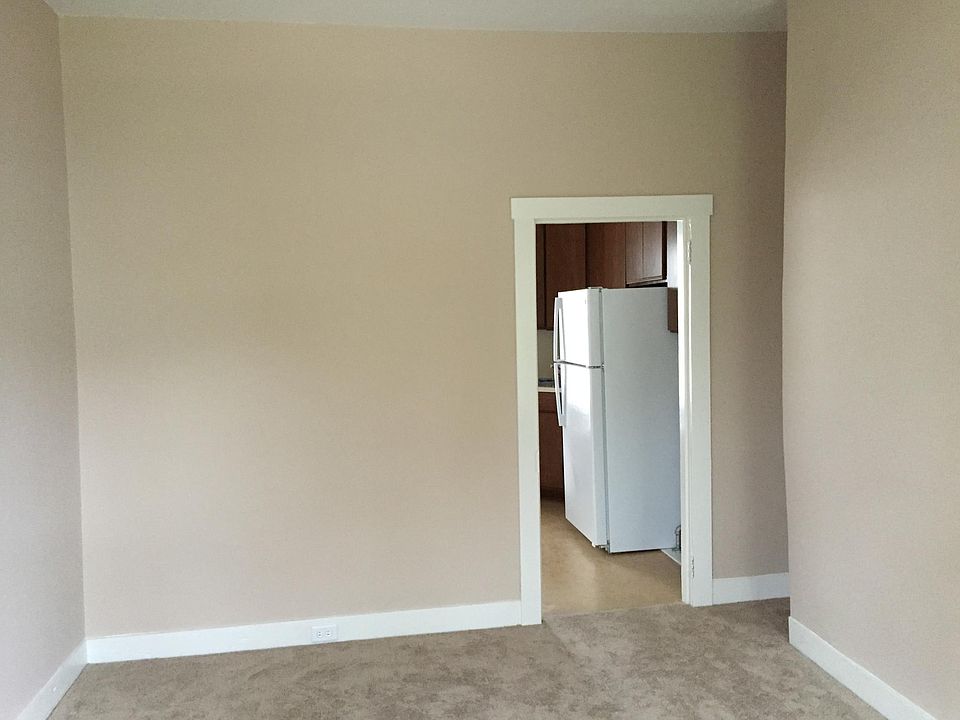 Living room looking into kitchen
