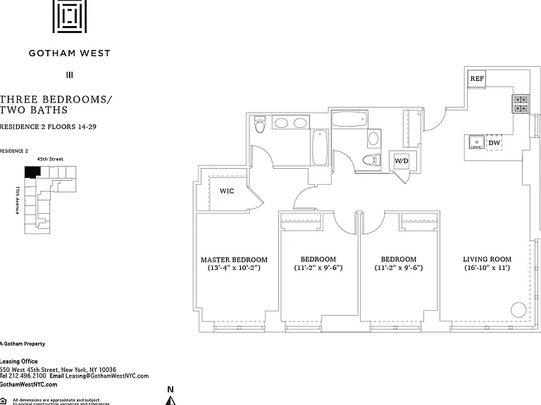 550 W 45th St #2702 — Photo 2