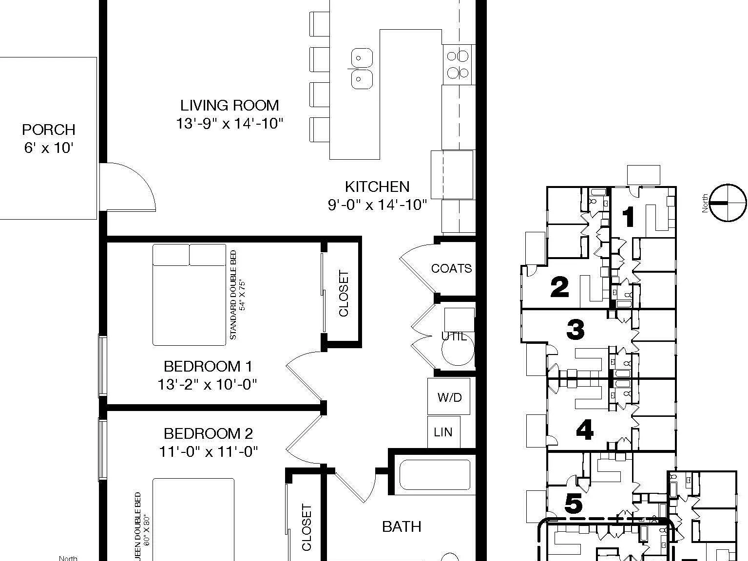 2 bed, 1.0 bath, 831 sqft, $1,500 — Photo 1