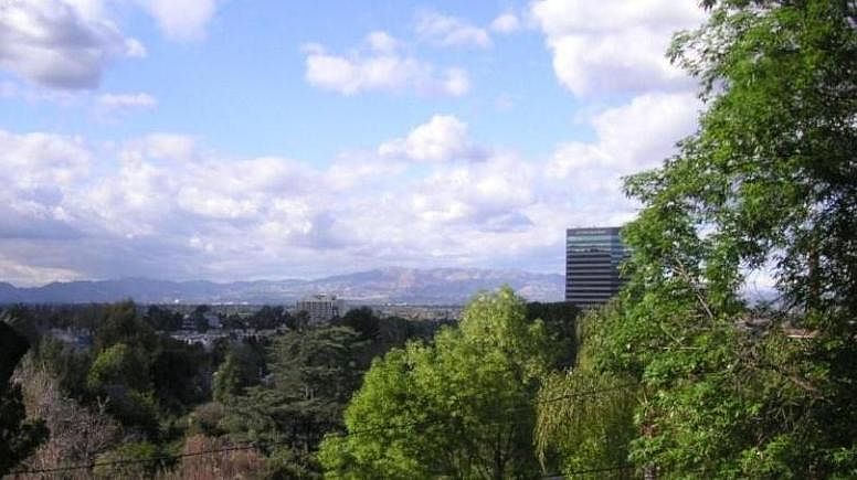 The view to the north