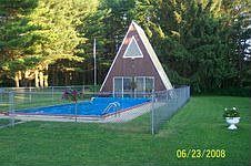 gorgeous pool with fun room