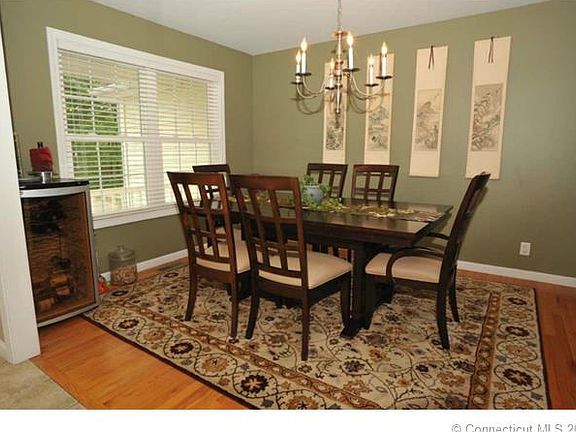 Dining rooms features hardw...