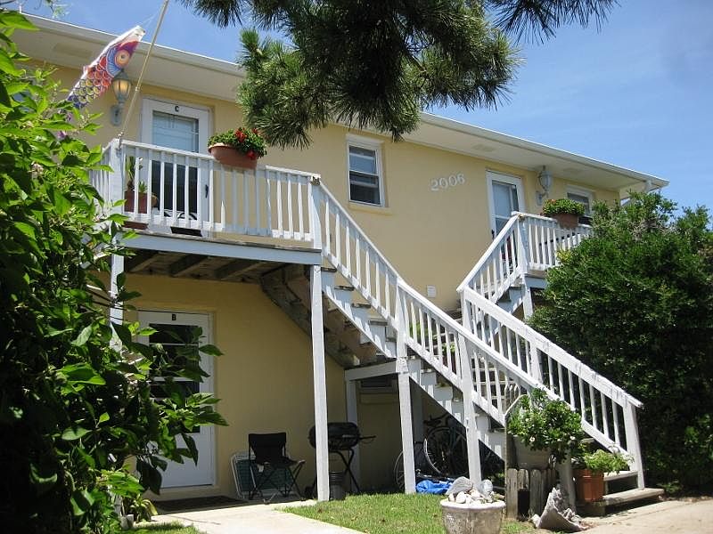 Front of building.