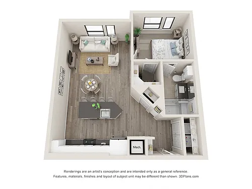 Floor plan A2D