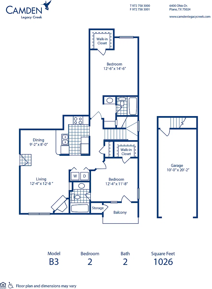 Floor plan B3