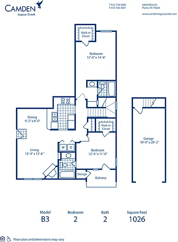 Floor plan B3