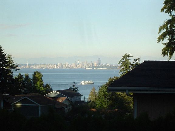 View of Seattle from back deck.