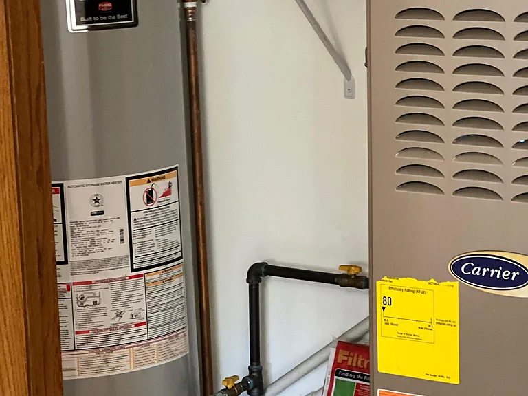 New hot water heater and new furnace