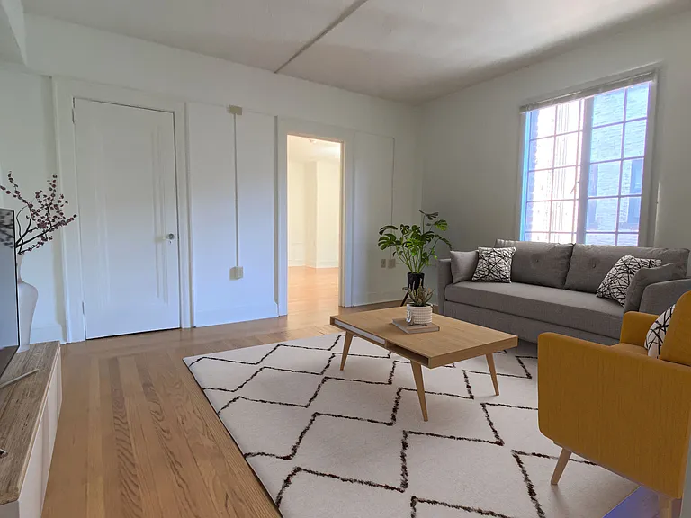 One Bedroom Living Room - 08 Floorplan