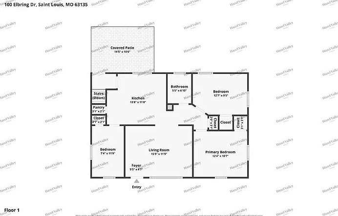 3 bed, 1.0 bath, 864 sqft, $1,595 — Photo 3