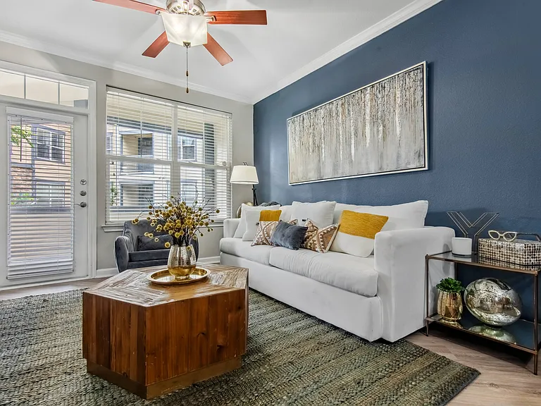 Spacious Living Room at Katy Ranch Apartments in Katy, TX | Modern & Comfortable