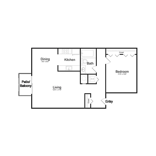 Floor plan A1B