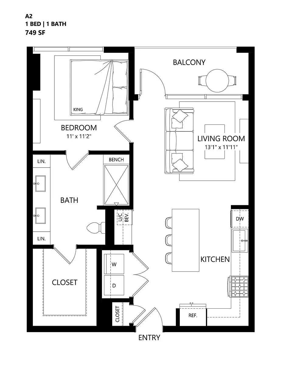 Floor plan A2
