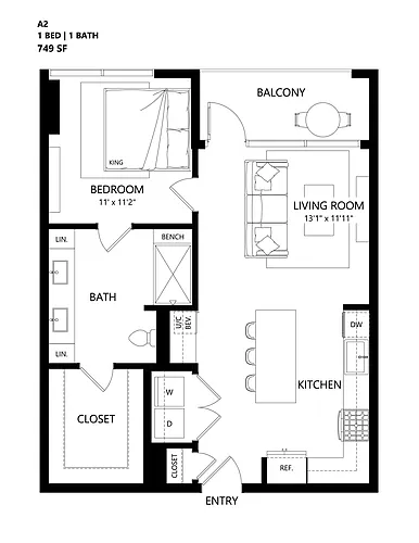 Floor plan A2