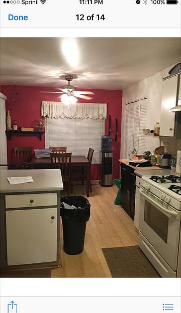 Eat-in kitchen with pantry, tons of cabinets and access to h