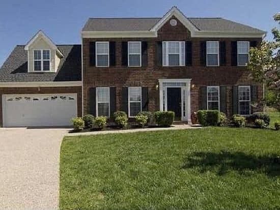 Brick front with 2 car garage