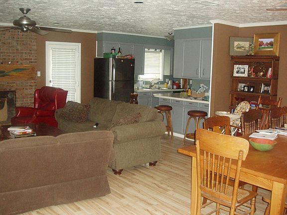 Family room looking at kitchen