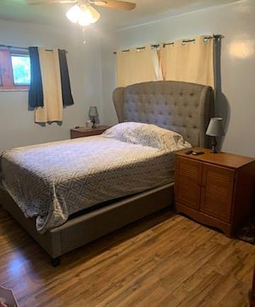 One of three bedrooms.