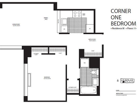 2nd image of 130 W 15th St APT 12M