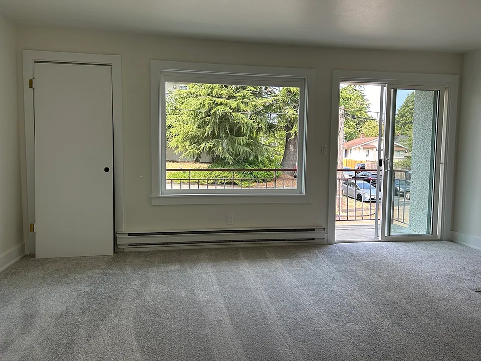 Living Room with Private Balcony