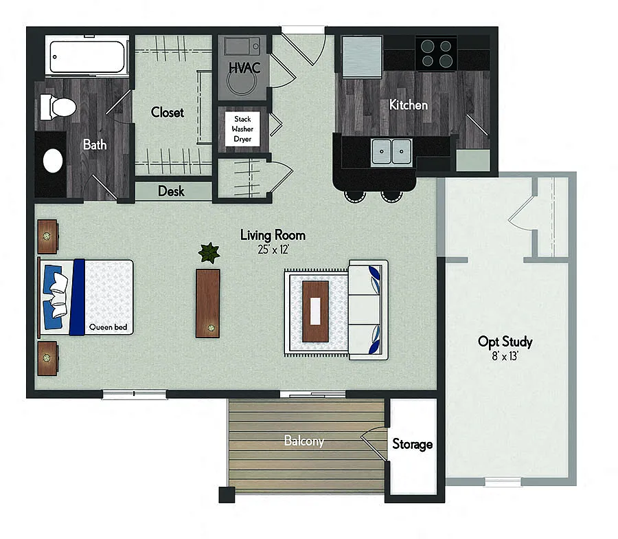 Floor plan Pearl / Platte
