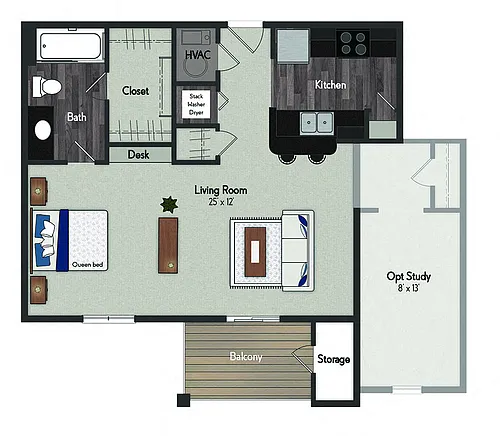 Floor plan Pearl / Platte