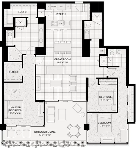 Floor plan Windrose (Phoenician II)