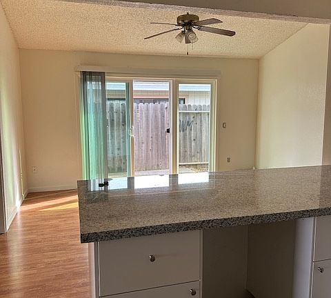 open kitchen with dinning area
