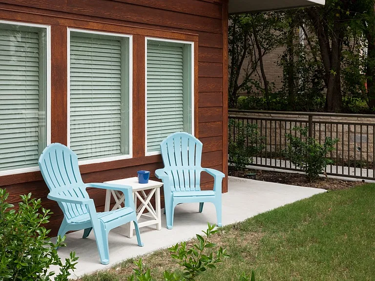 Private pet yards are available in select homes