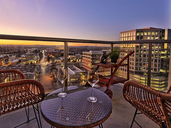 Spend the evening enjoying the sunset over downtown Austin