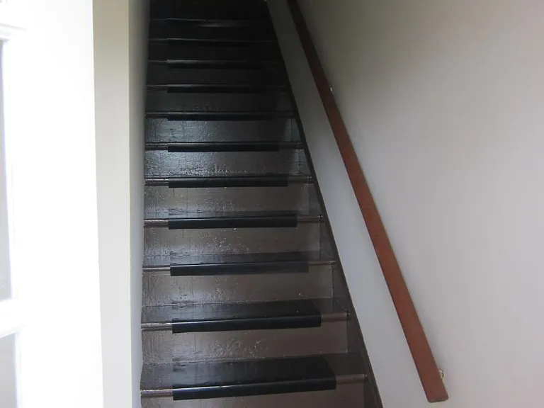 Stairway from street entrance