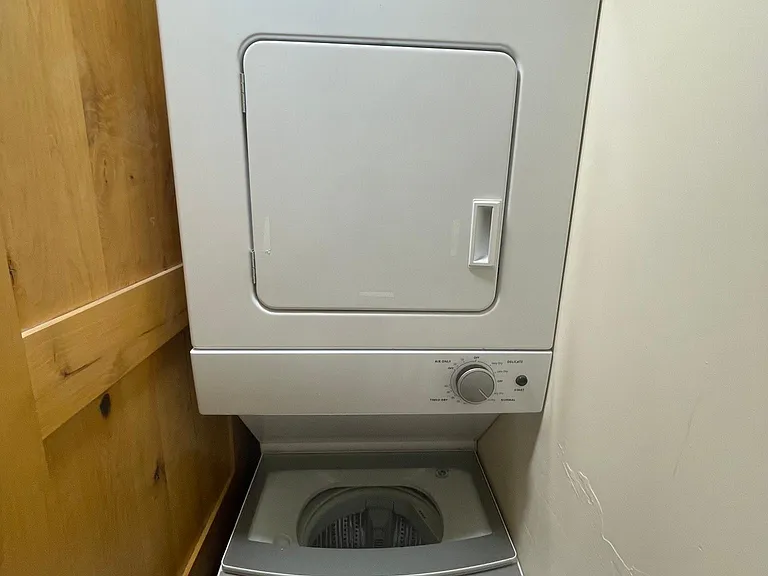 Washer/dryer in bedroom closet