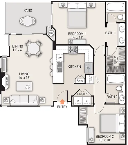 Floor plan Plan B