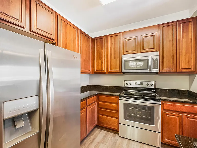 One Bedroom Kitchen at Alcove Garner Apartments