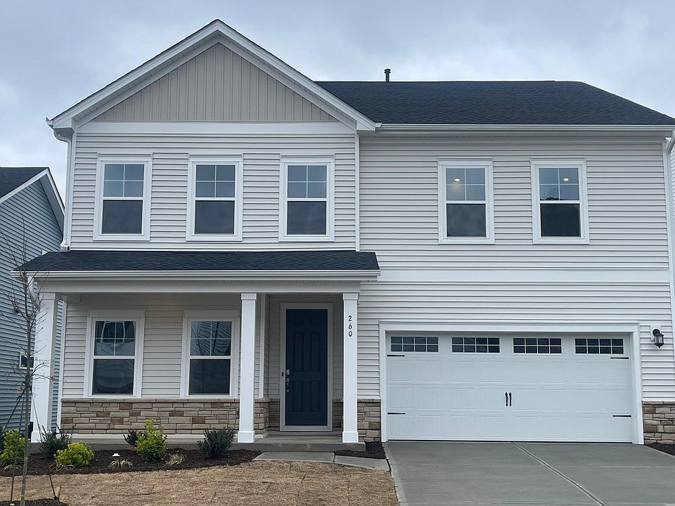 First Front elevation of the home