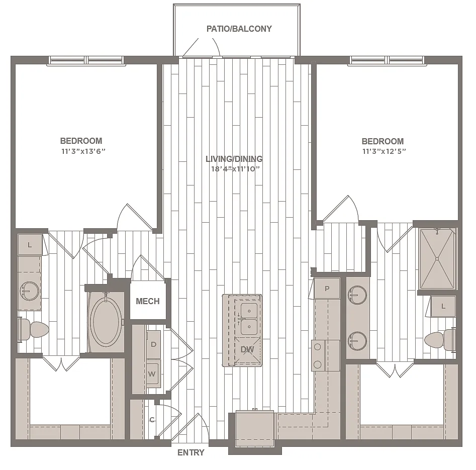 Floor plan B1