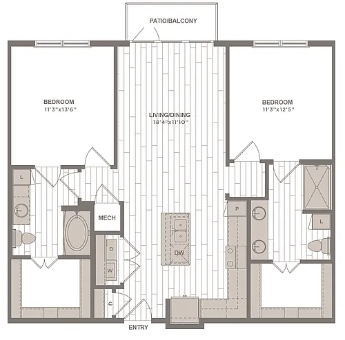 Floor plan B1