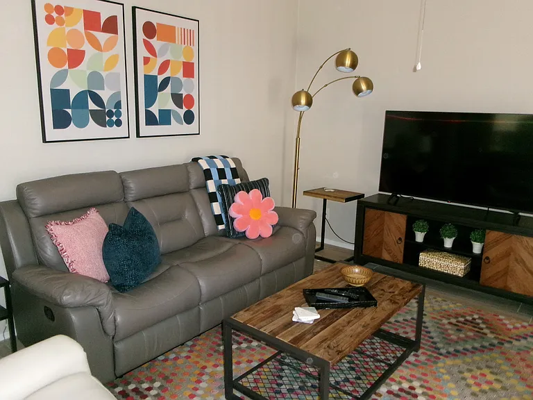 Living room is so comfy!