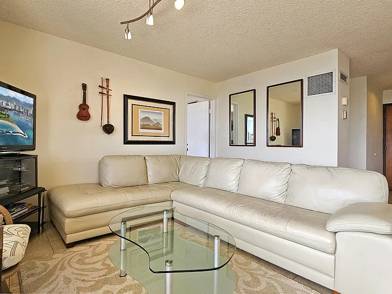 Entrance and spacious living room