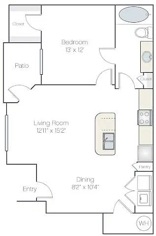 Floor plan Zilker I