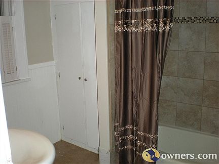 Newly completed bath