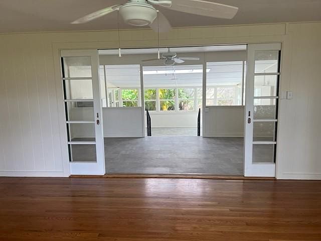 View from living room back