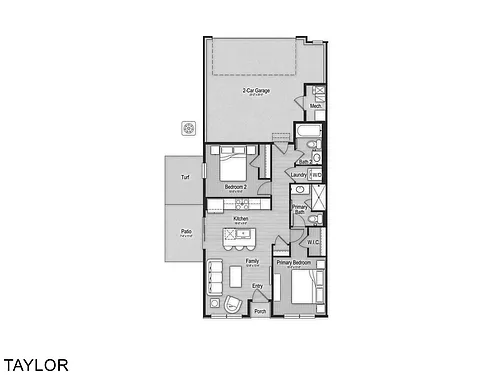 Floor plan The Taylor