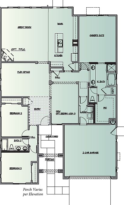 Large 3 bedroom single story home.