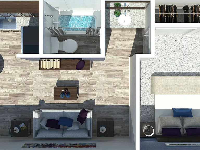 1 Bedroom 1 Bedroom