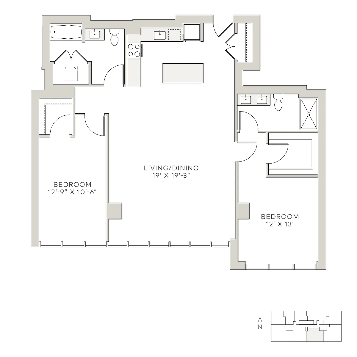 Floor plan sop-2b2H