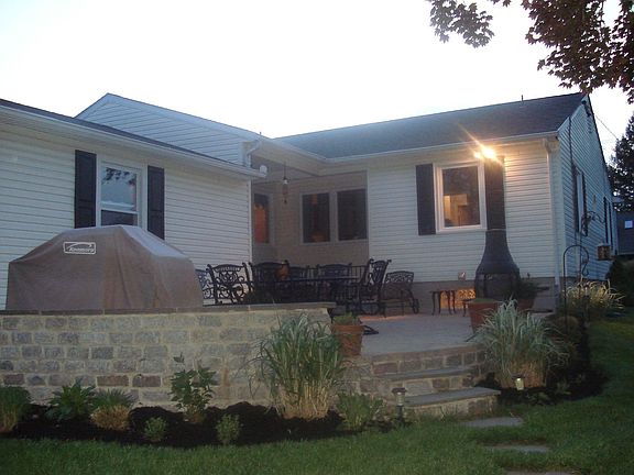 Patio spring evening