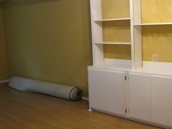 Built in dining room area