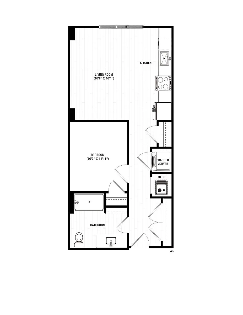 Floor plan A6